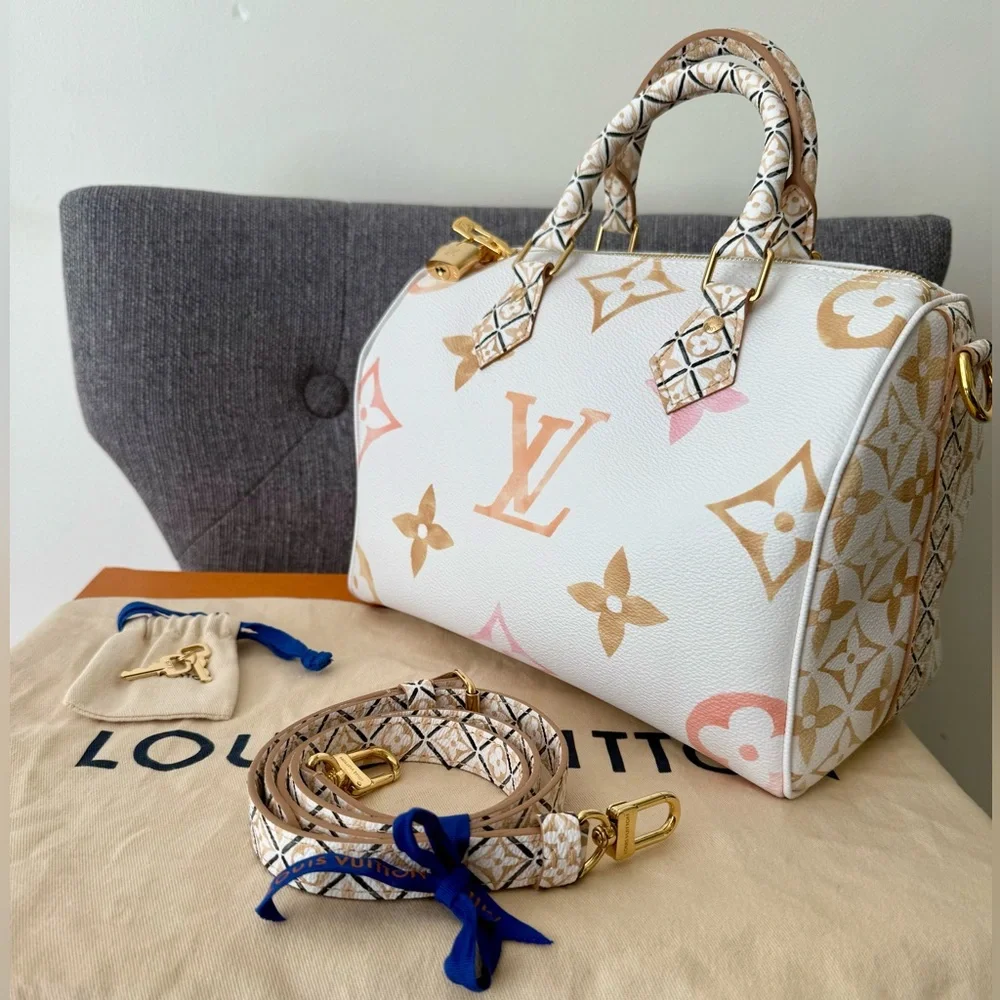 Brand New, Rare, Authentic Louis Vuitton By The Pool Speedy 25 Bandouliere - Picture 1 of 7